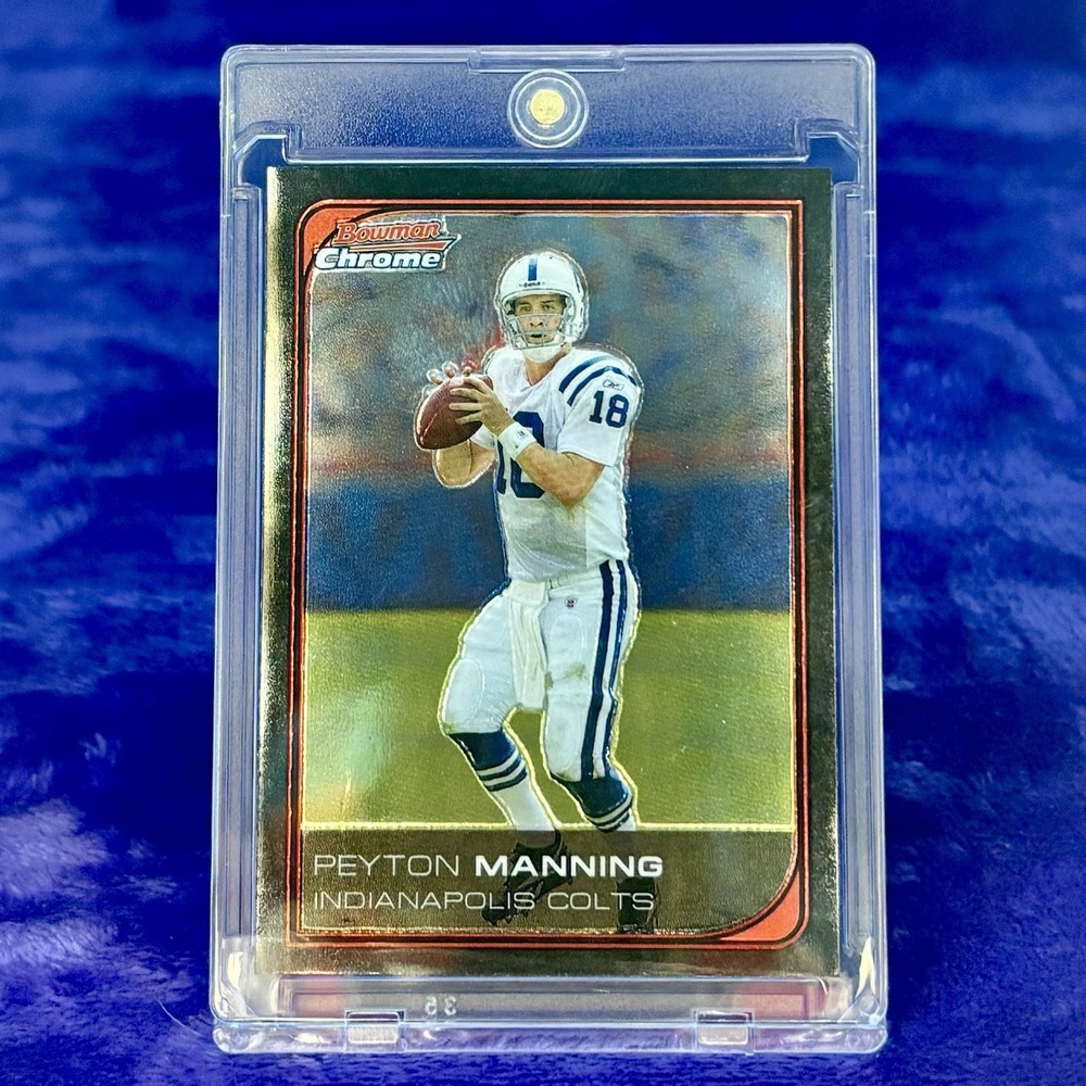 2006 Topps Bowman Chrome - Peyton Manning #181 - Indianapolis Colts HOF